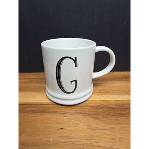 Monogram Alphabet Letter C Initial Shaving Style Mug MINT